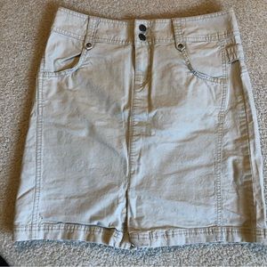 Tan Columbia Sportswear Mini Skirt
